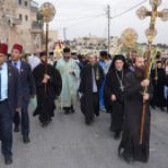 Крестный ход из Вифании в Иерусалим совершили паломники Абхазии