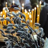 Православные христиане Абхазии празднуют Вербное воскресение